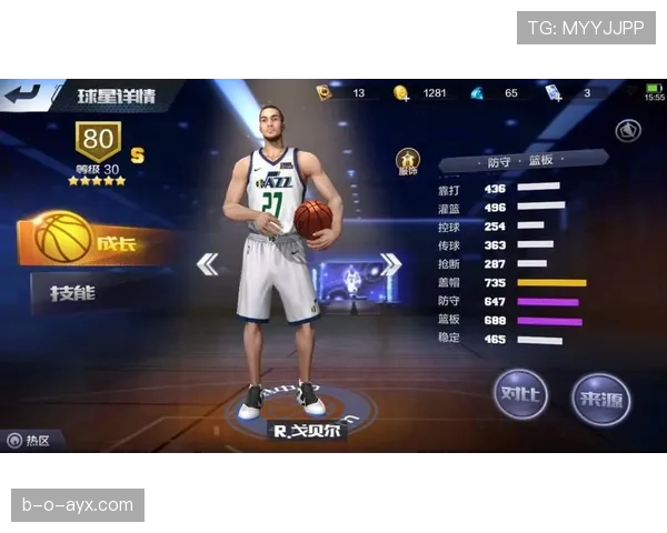 戈贝尔防守篮板数据领先球队，内线护筐效率显著提升